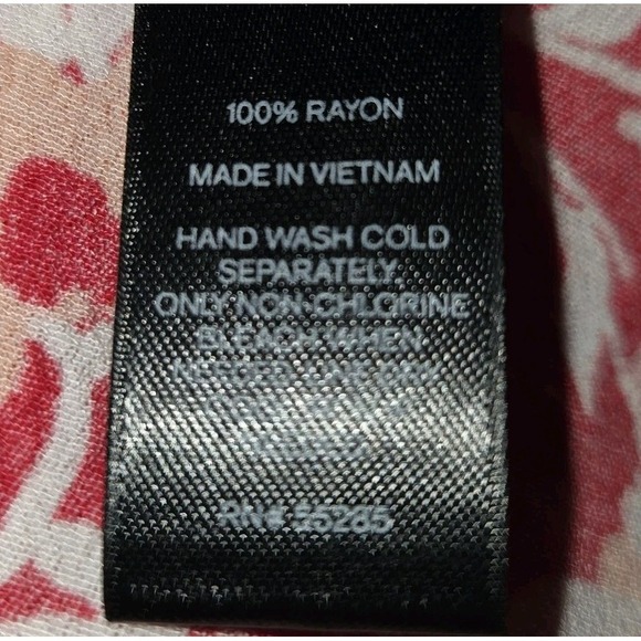 Express Black Jardin Floral Midi Sundress Ruffle Strap Smocked Women's Medium - Picture 3 of 6